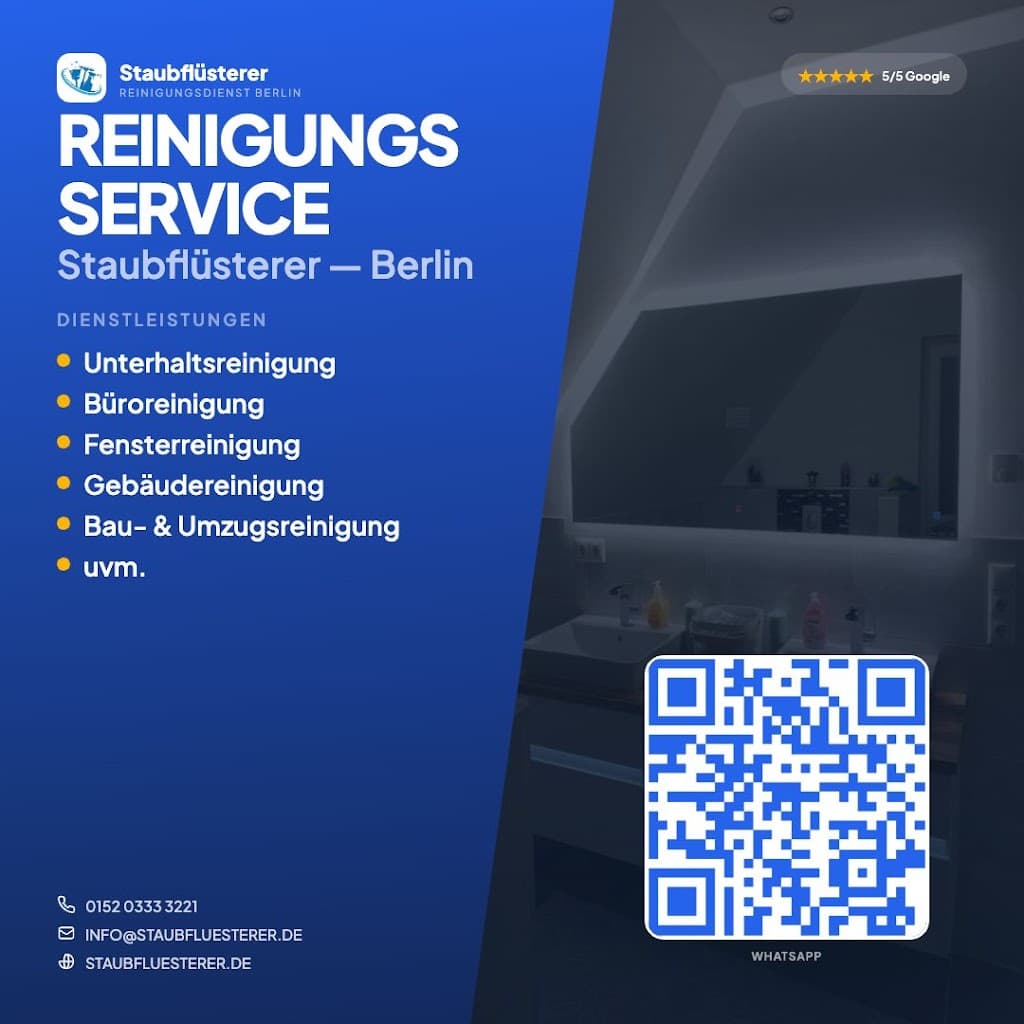Staubflüsterer Gebäudereinigung Berlin