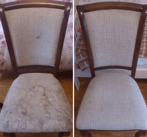 V-Сleaning Polsterreinigung — Kundenfoto