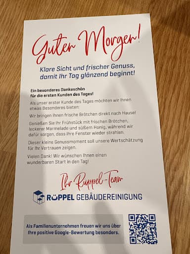 Gebäudereinigung Rüppel e.K. — Kundenfoto