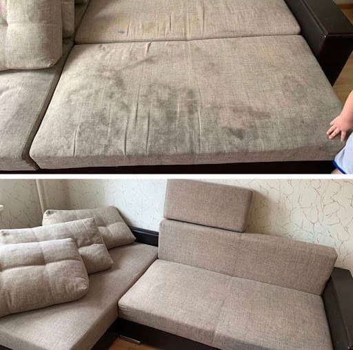 Polsterreinigung Duisburg: VCleaning — Kundenfoto